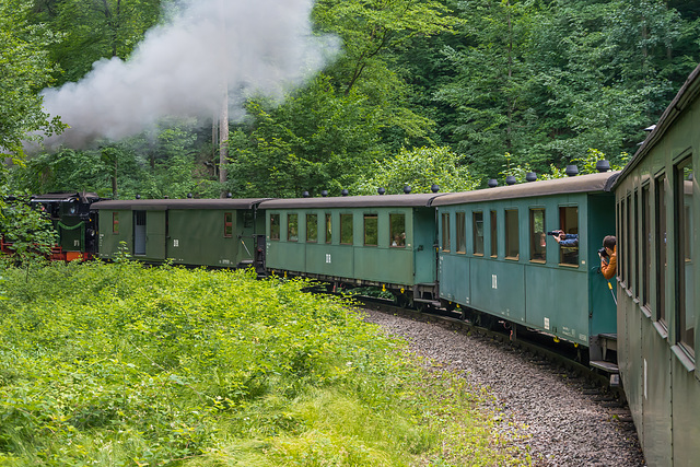 Mit der Weißeritztalbahn unterwegs im Rabenauer Grund