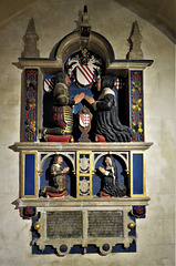 newstead abbey, notts; c17 tomb of sir john byron +1625
