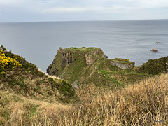 View of the ruins of Findlater Castle