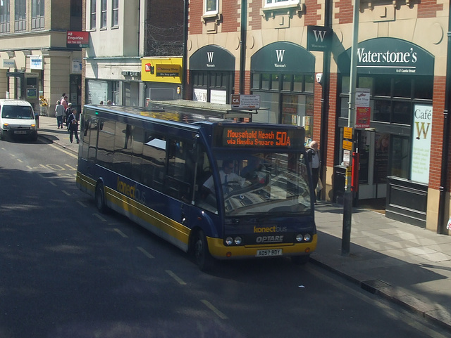 DSCF1627 Konectbus (Go-Ahead) AO57 BDY in Norwich - 11 Sep 2015