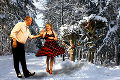 Dancing in a winter wonderland!