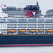 Disney Magic cruise ship at Liverpool