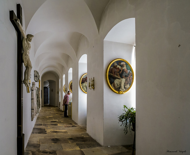 Seiten Gang im Dom von St Blasen im Schwarzwald