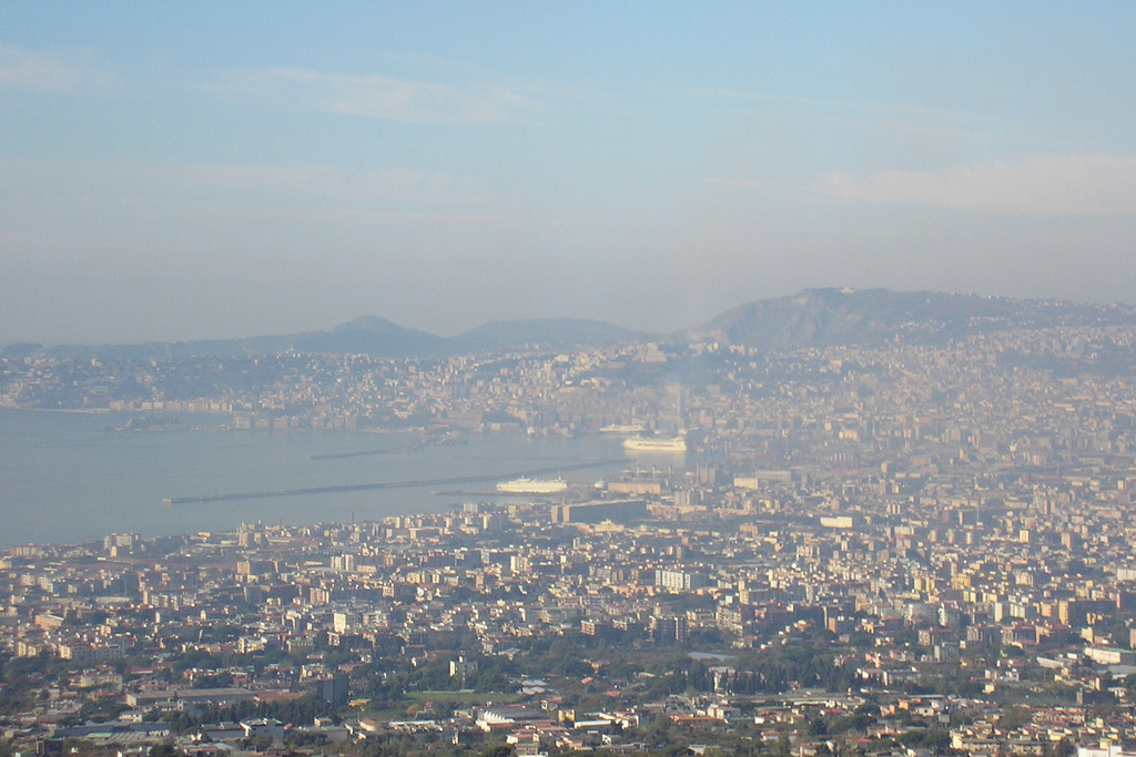 Naples From Vesuvius