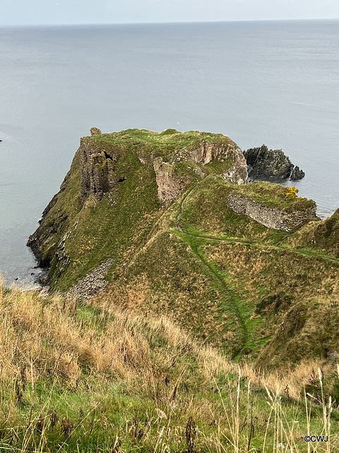 View of the ruins of Findlater Castle