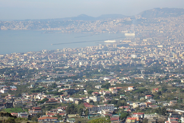 Naples From Vesuvius