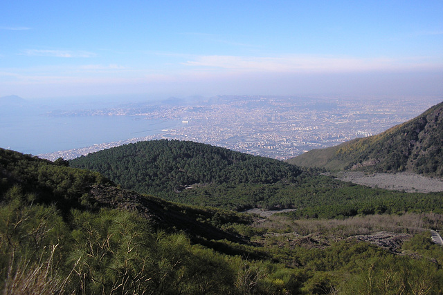 Naples From Vesuvius