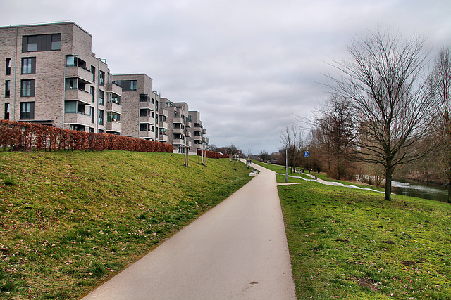 Weg am Lippe-Wohnpark (Lünen) / 4.03.2023