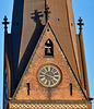 Turmuhr der Hauptkirche St. Petri ( im PiP der Blick von oben) - Hamburg