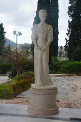 Greece, Kerkyra (Corfu), Monument to Elisabeth of Austria at the Achilleion Palace Greece, Kerkyra (Corfu), Monument to Elisabeth of Austria at the Achilleion Palace