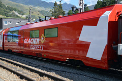 Der Speise, besser Gesagt Verpflegungswagen in der Komposition Galcier-Express