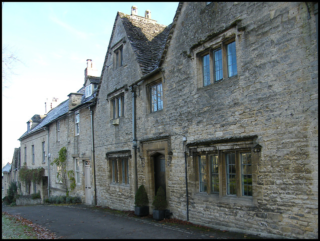 Tudor mullioned windows