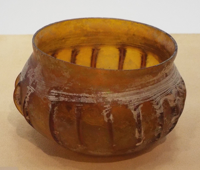 Roman Ribbed Bowl in the Virginia Museum of Fine Arts, June 2018
