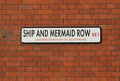 Ship and Mermaid Row SE1