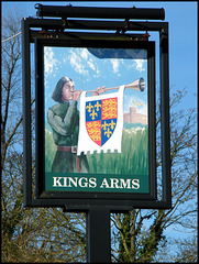 Kings Arms sign at Wheatley