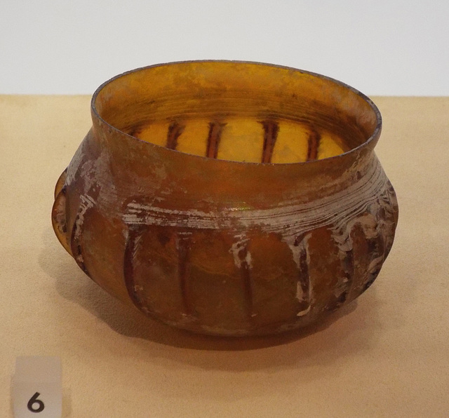 Roman Ribbed Bowl in the Virginia Museum of Fine Arts, June 2018