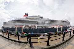 Fisheye view of the Queen Elizabeth II