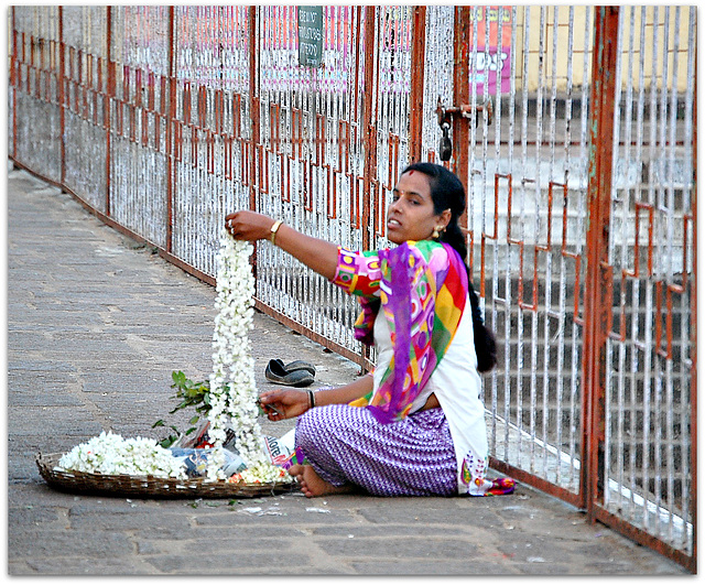 Flower seller