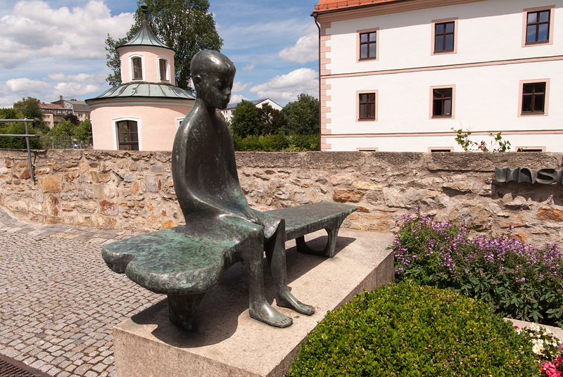 Figur am Kriegerdenkmal