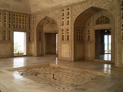 Marble Hall of Sheesh Mahal.