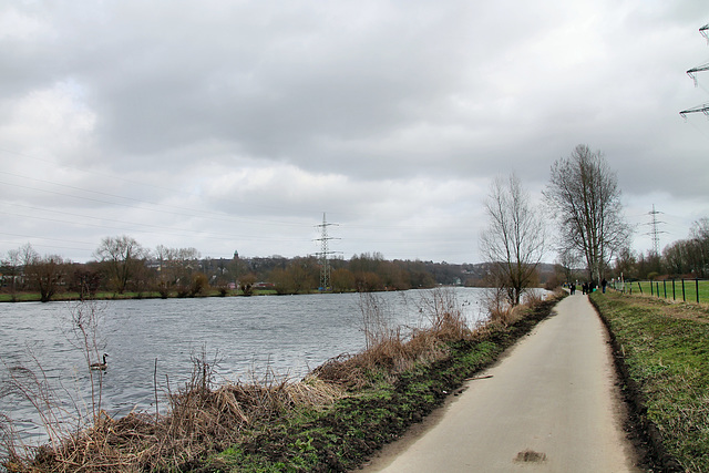 Ruhr zwischen Burgaltendorf und Dahlhausen (Essen) / 21.03.2021