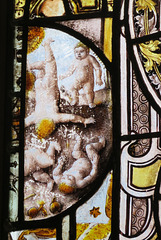 canterbury museum glass   (9)young children glass, c17 flemish