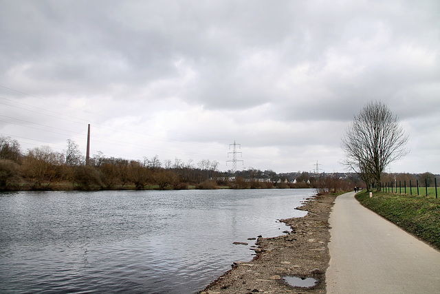 Weg am Ruhrufer (Essen-Burgaltendorf) / 21.03.2021