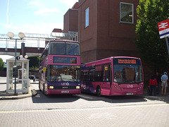 DSCF4469 Unō YJ53 VBN and T23 UNO in Welwyn Garden City - 18 Jul 2016