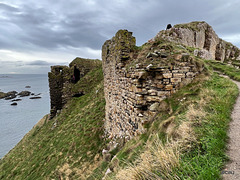 View of the ruins of Findlater Castle