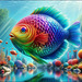 Once upon a time, there was a beautiful rainbow fish ...