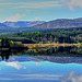 Morning reflections on Loch Garry, Lochaber, Scotland