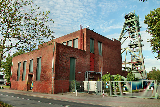 Zeche Hansa 1/2/3, Fördergerüst und Maschinenhaus von Schacht 3 (Dortmund-Huckarde) / 9.09.2018