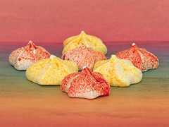 Fruity Meringue Kisses