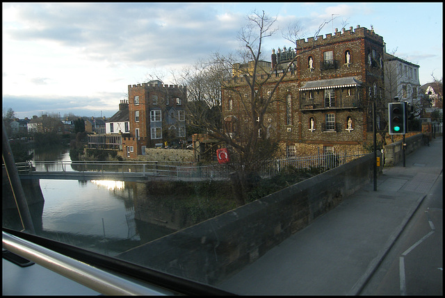 bussing over Folly Bridge