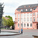 Mainz - Schillerplatz mit dem berühmten Fastnachtsbrunnen