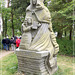 Santaz Anna ou Sainte Anna , statue dans la Vallée des Saints  à Carnoët (22)
