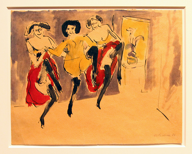 Drei Tänzerinnen (Ernst Ludwig Kirchner, 1910)