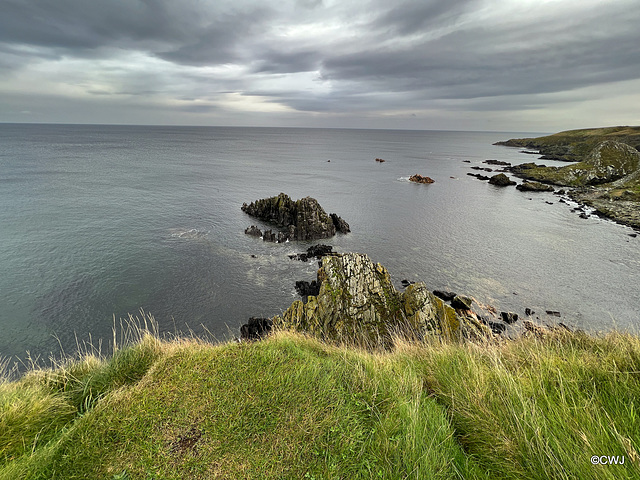 View from the ruins of Findlater Castle