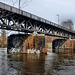 Ruhrbrücke Steele der Prinz-Wilhelm-Eisenbahn (Essen-Überruhr) / 10.02.2024