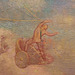 Detail of the Chariot of Apollo by Redon in the Metropolitan Museum of Art, January 2010