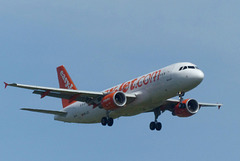 HB-JZZ approaching Gatwick - 24 June 2015