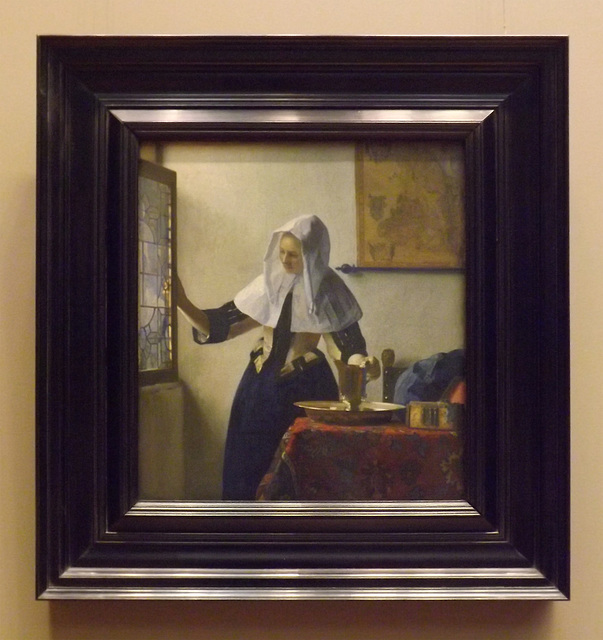 Young Woman with a Water Pitcher by Vermeer in the Metropolitan Museum of Art, February 2014