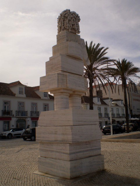 Statue of the Marquis of Pombal.