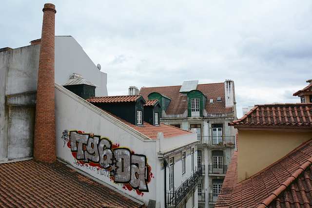 The Roofs and Upper Floors of Lisbon