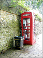 phone box and bin