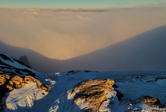 Mer de nuages au col du Falimont Vosges Alsace