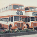 SELNEC PTE 6196 (NDK 996) and 6182 (NDK 982) in Rochdale - Sep 1972