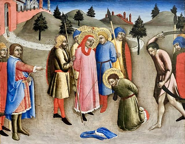 Siena 2024 – Pinacoteca Nazionale – Saints Cosmas and Damian are beheaded