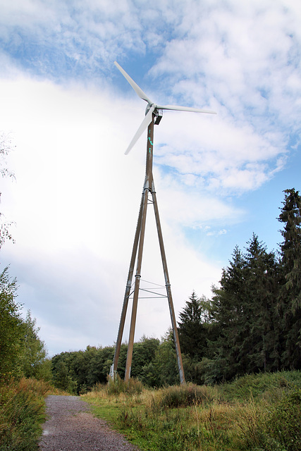 Das älteste Windrad im Ruhrgebiet (Hattingen-Elfringhausen) / 25.08.2018