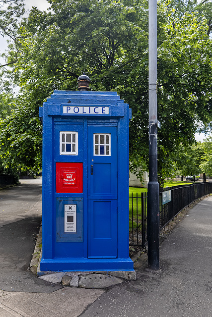Police Box, Cathedral Gardens, Glasgow